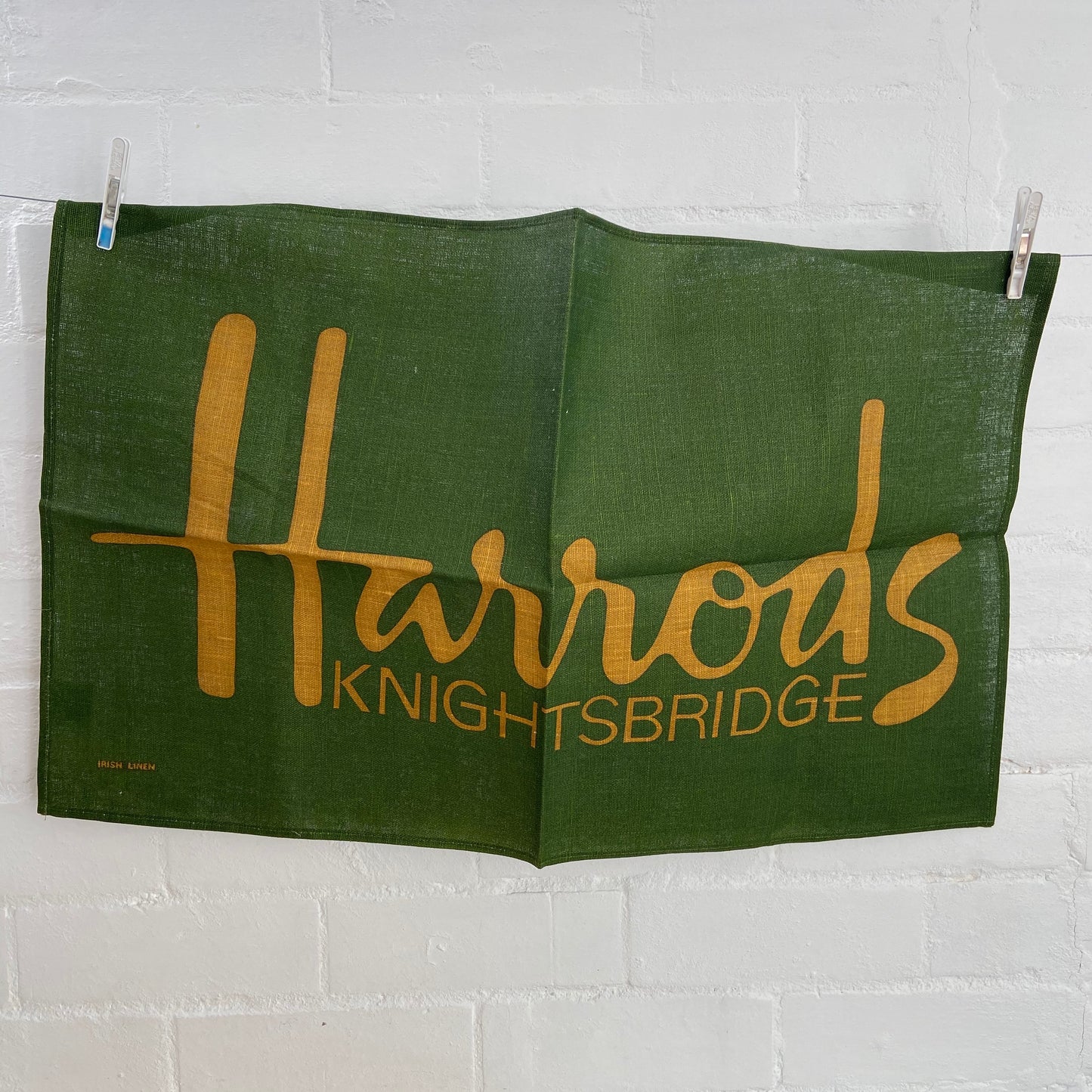 Harrods RETRO Tea Towel COOL Collectable Souvenir