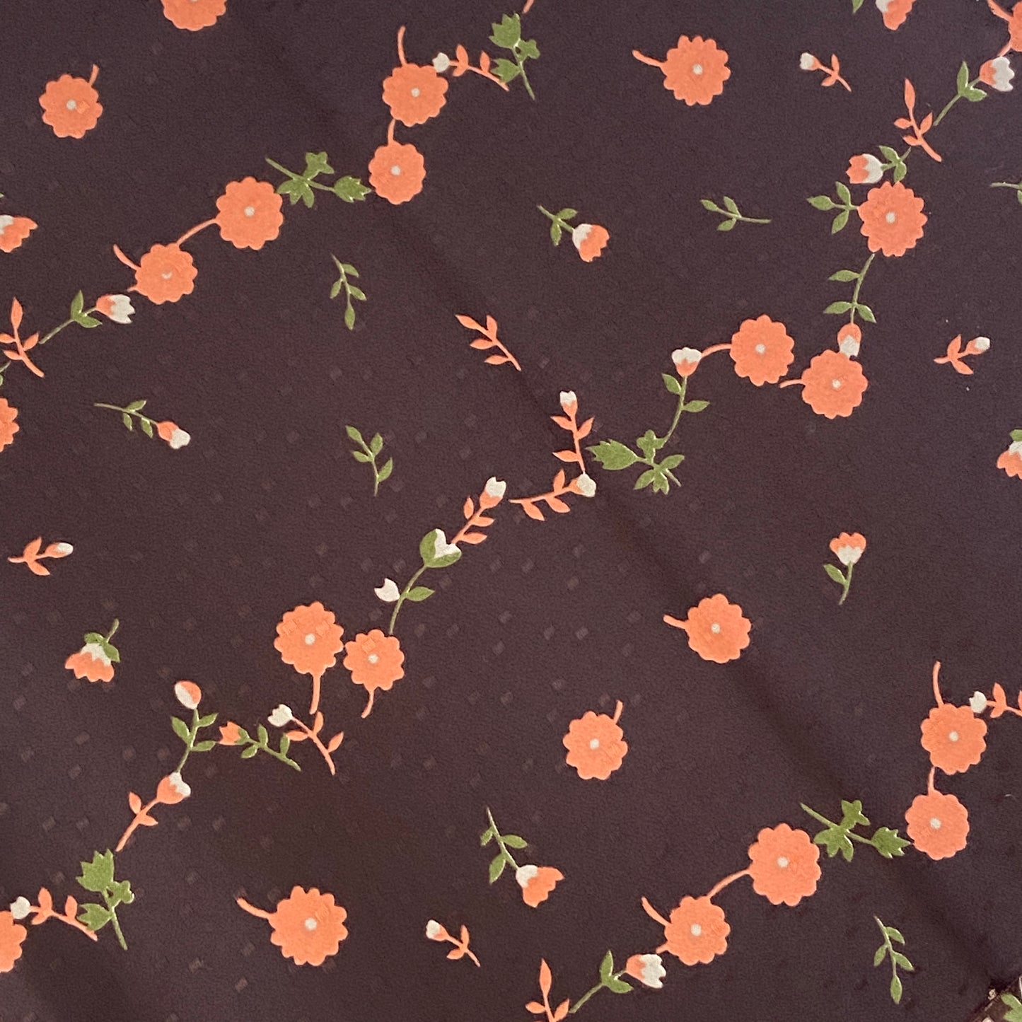 190cms Adorable Vintage Floral Soft Flowing Fabric