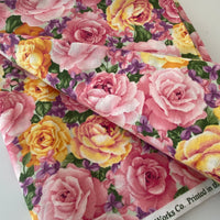 150cms Modern Floral Fabric Roses