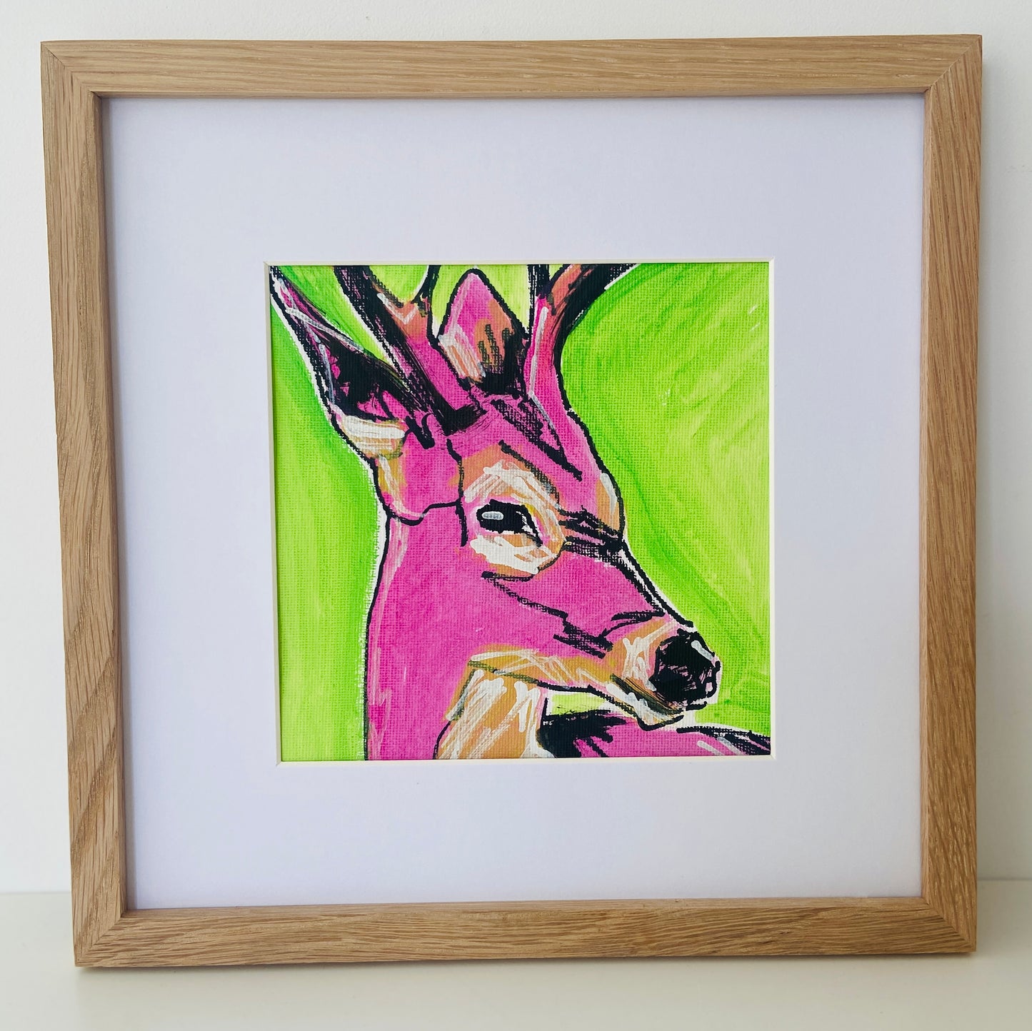 One of a KIND Original DEER painting