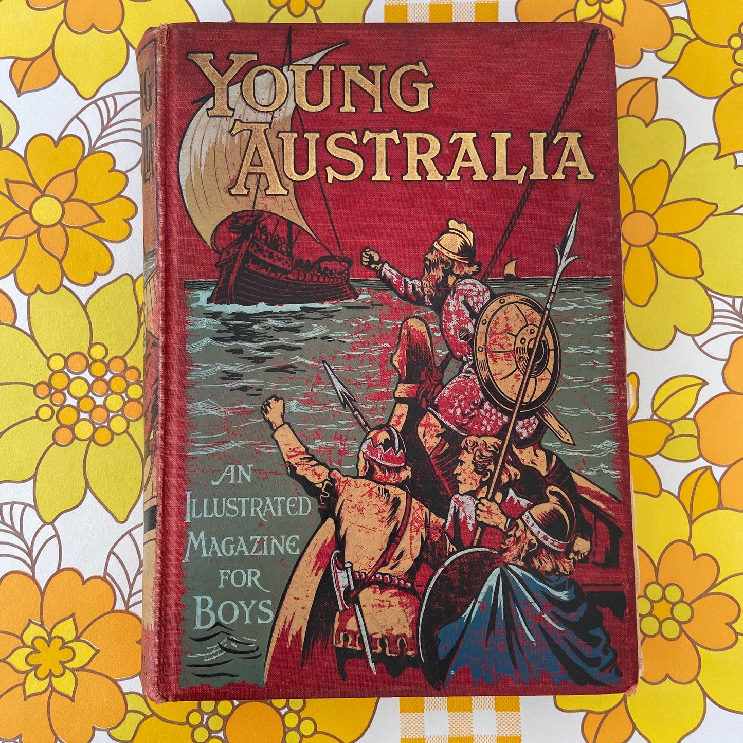 VINTAGE Large Young Australian Book FOR BOYS