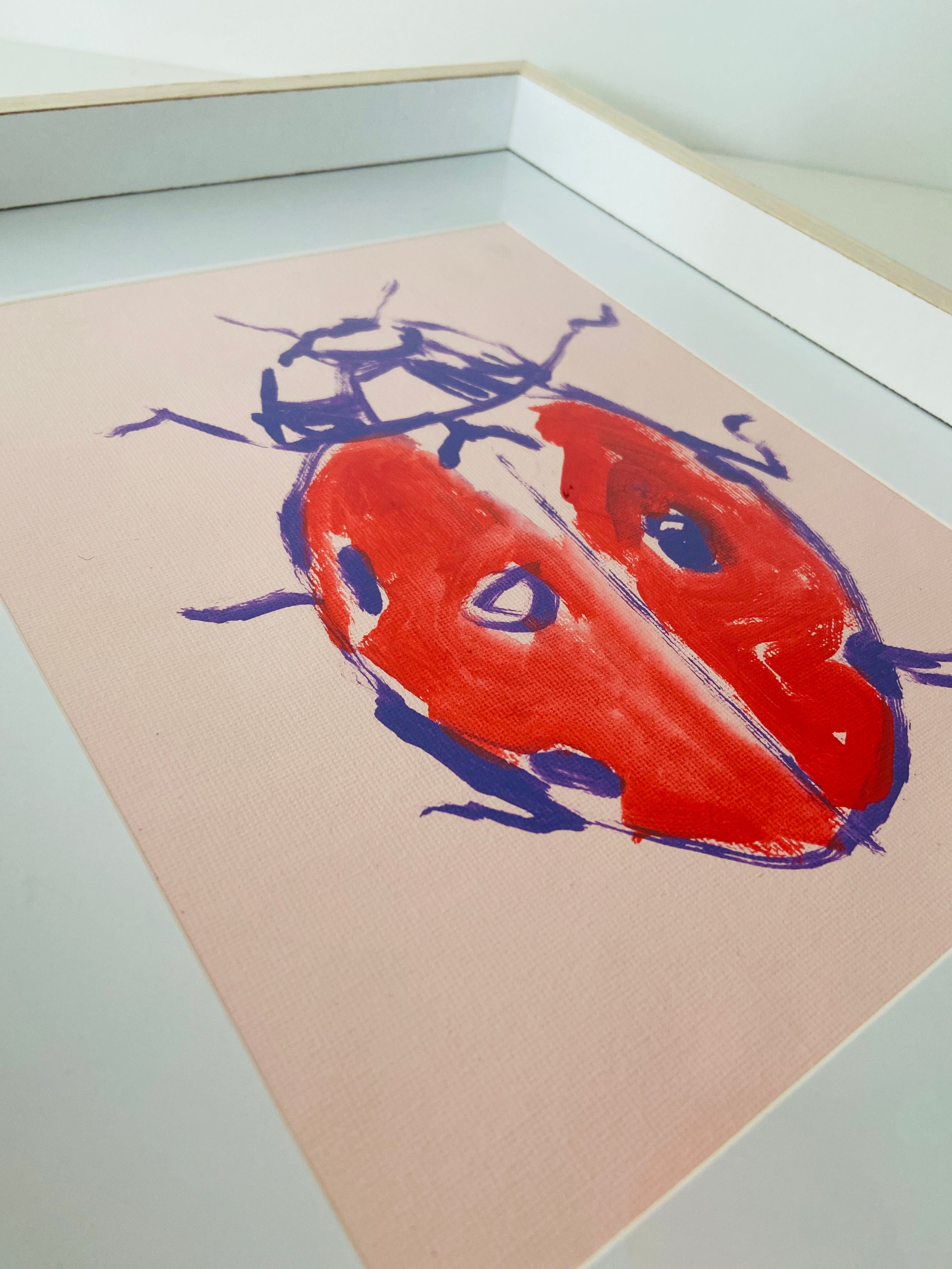 One of a KIND Beetle Painting