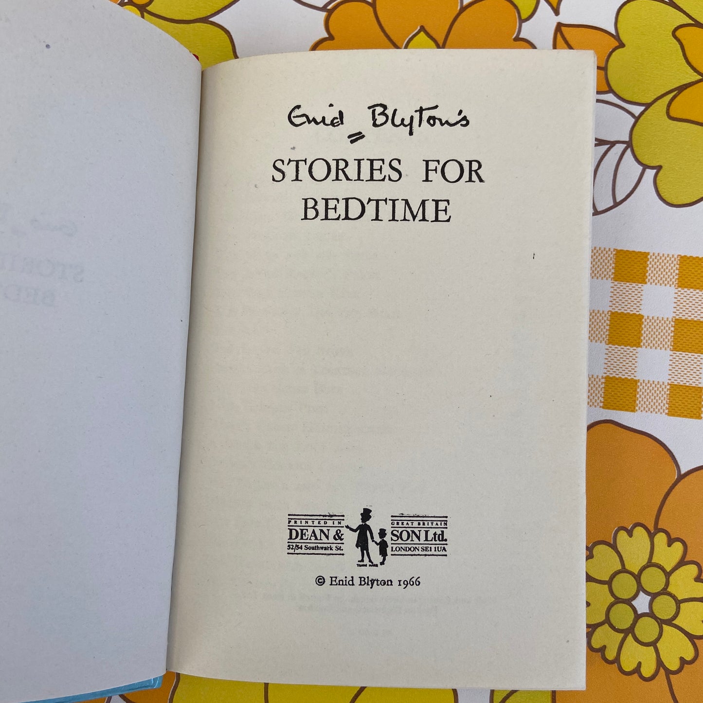 ENID BLYTON Stories for Bedtime 1966 Collectable