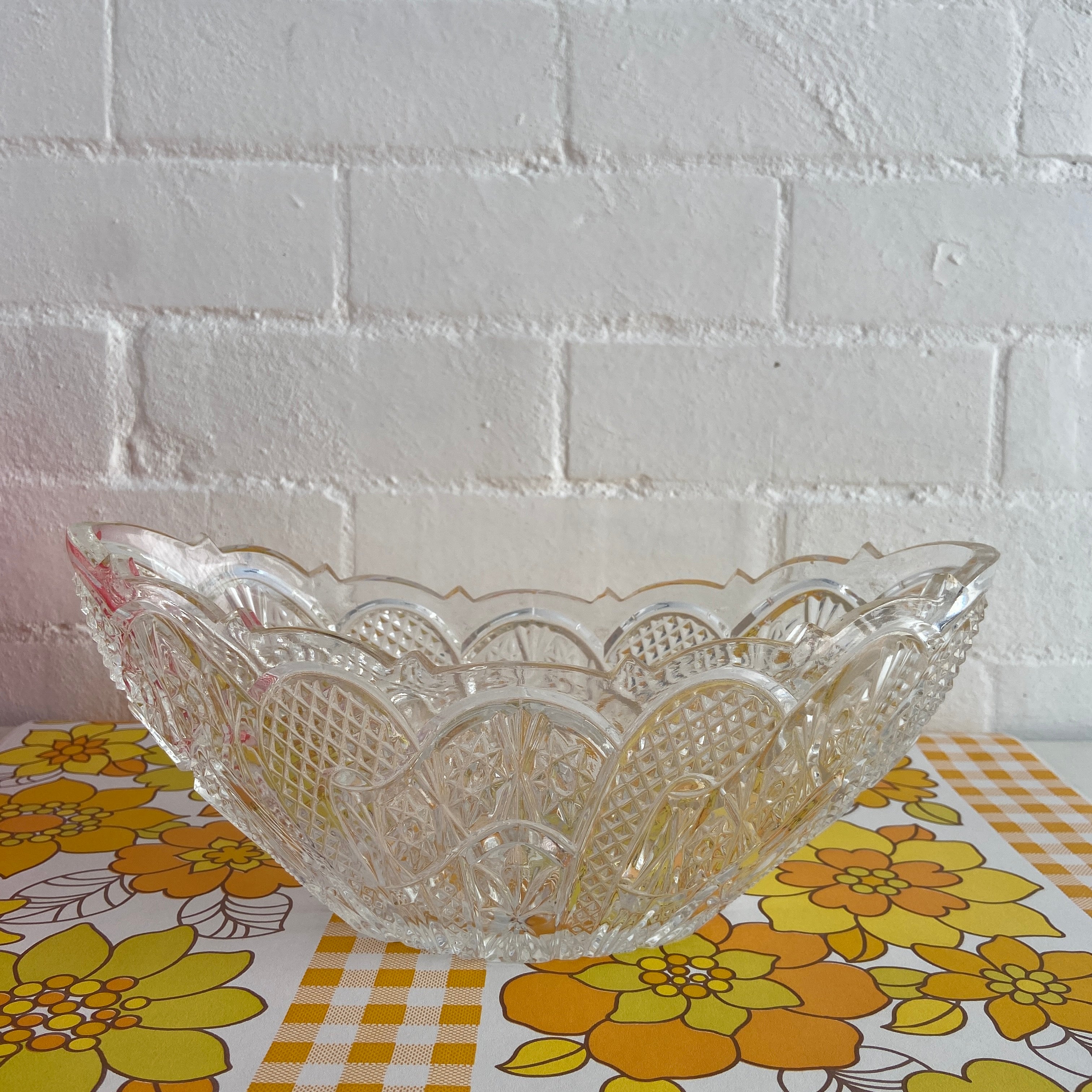 BOHEMIA Boxed Crystal Bowl Retro Dining Table