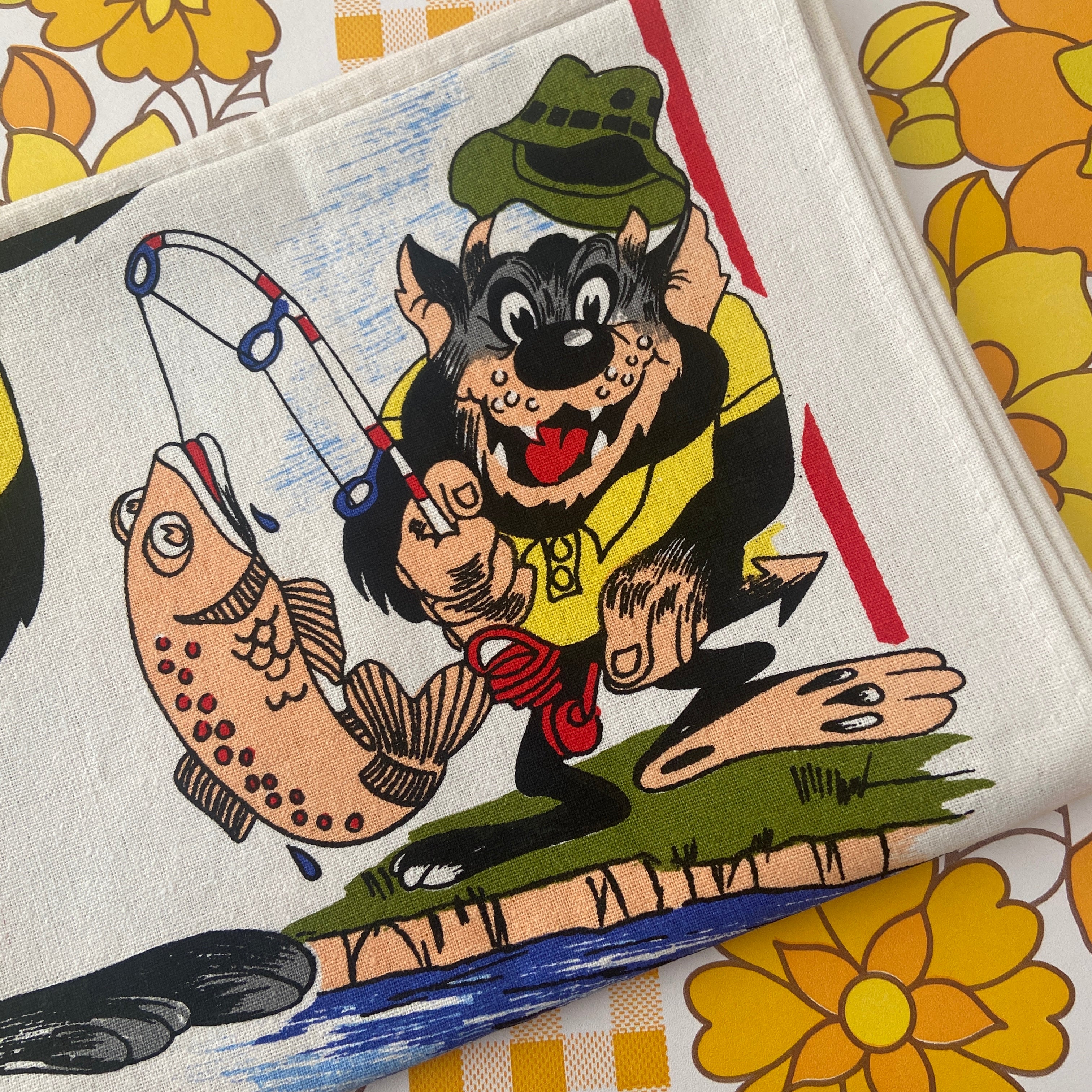 TASMANIAN Devil Tea Towel