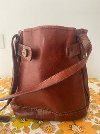 Rustic Vintage Genuine Leather Handbag