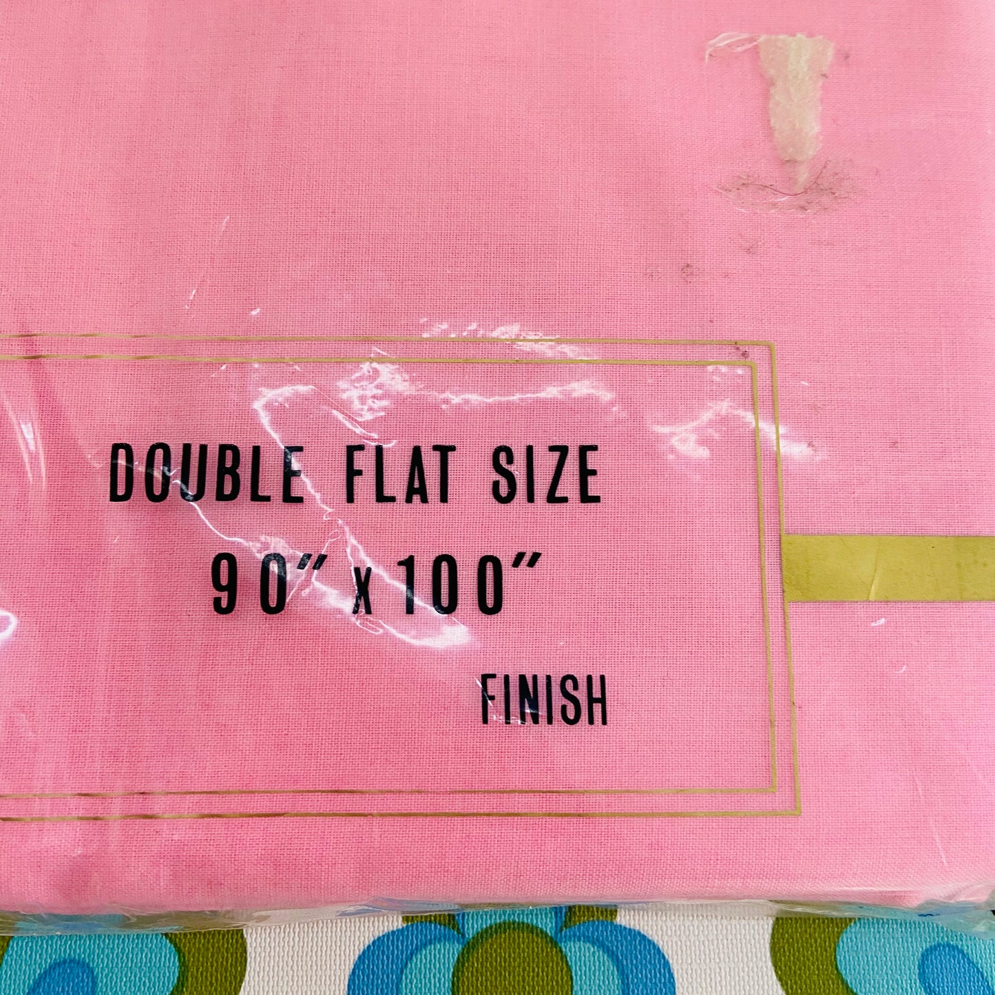 Made in JAPAN Vintage Double BRIGHT Pink Sheet Permanent PRESS