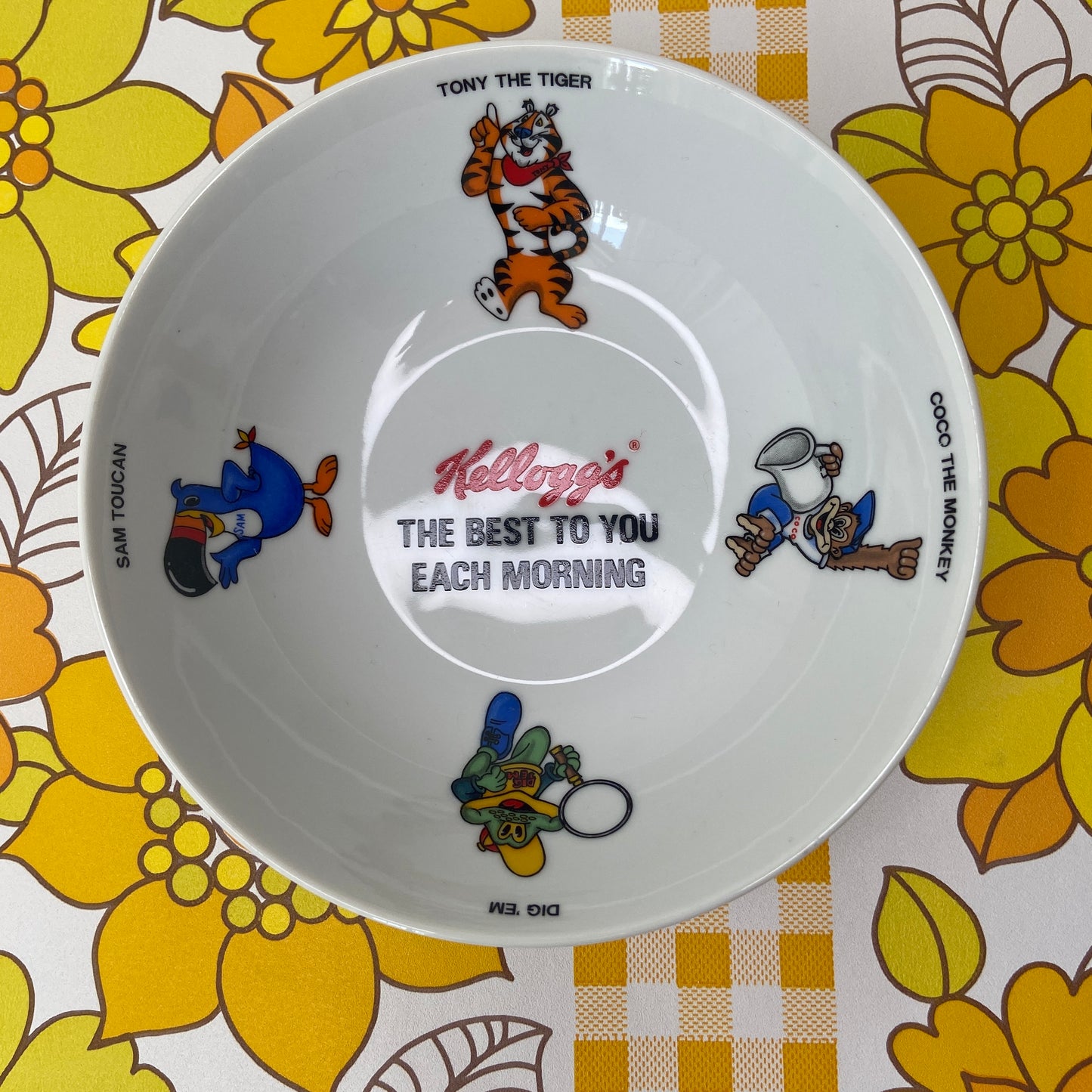 PAIR of Vintage Kelloggs Bowls RETRO