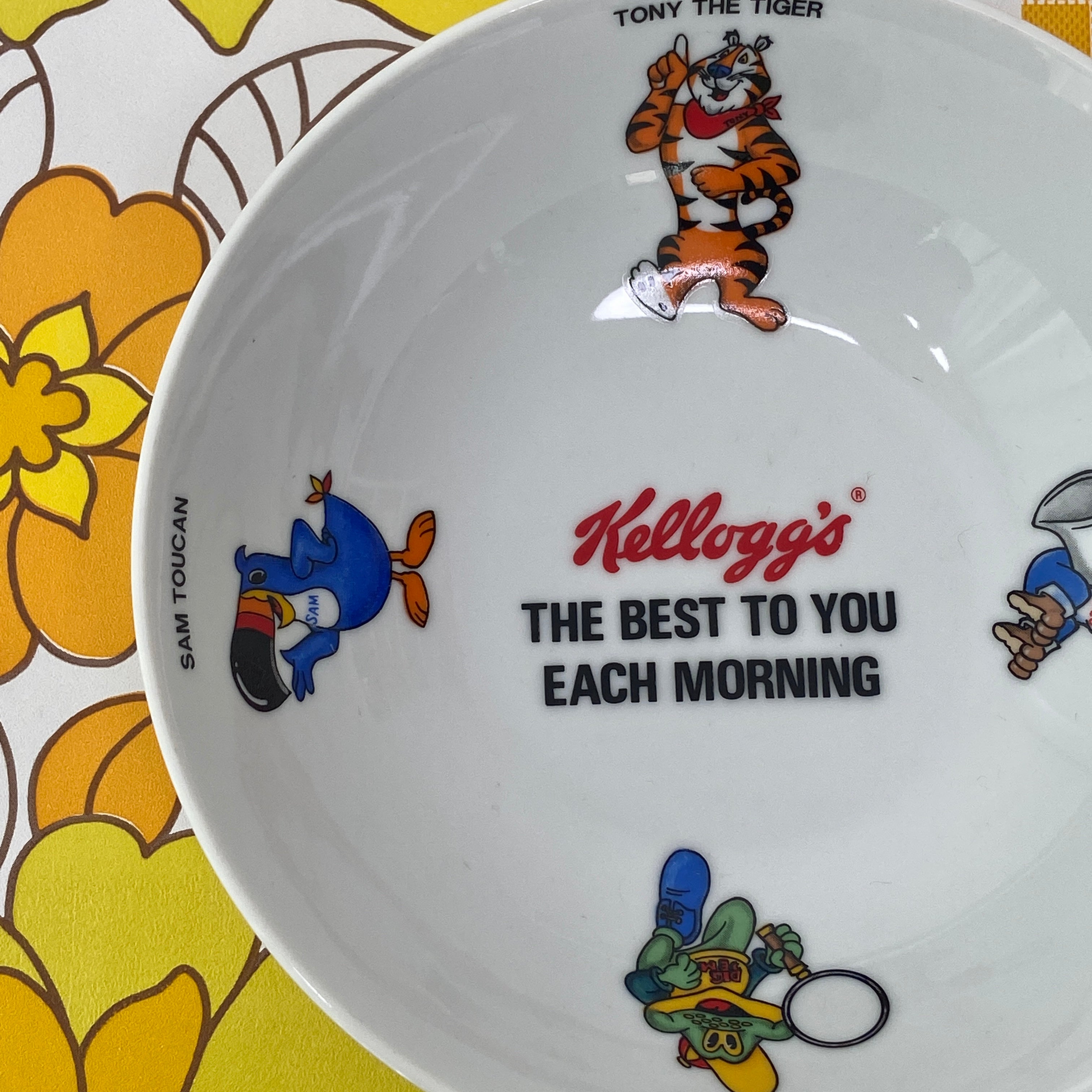 PAIR of Vintage Kelloggs Bowls RETRO