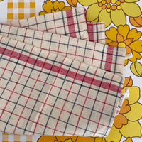 UNUSED Place Mats Serviettes Square Tea Towels X 6