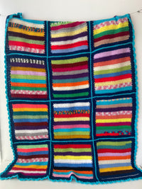 Beautiful Handmade Bright Blanket