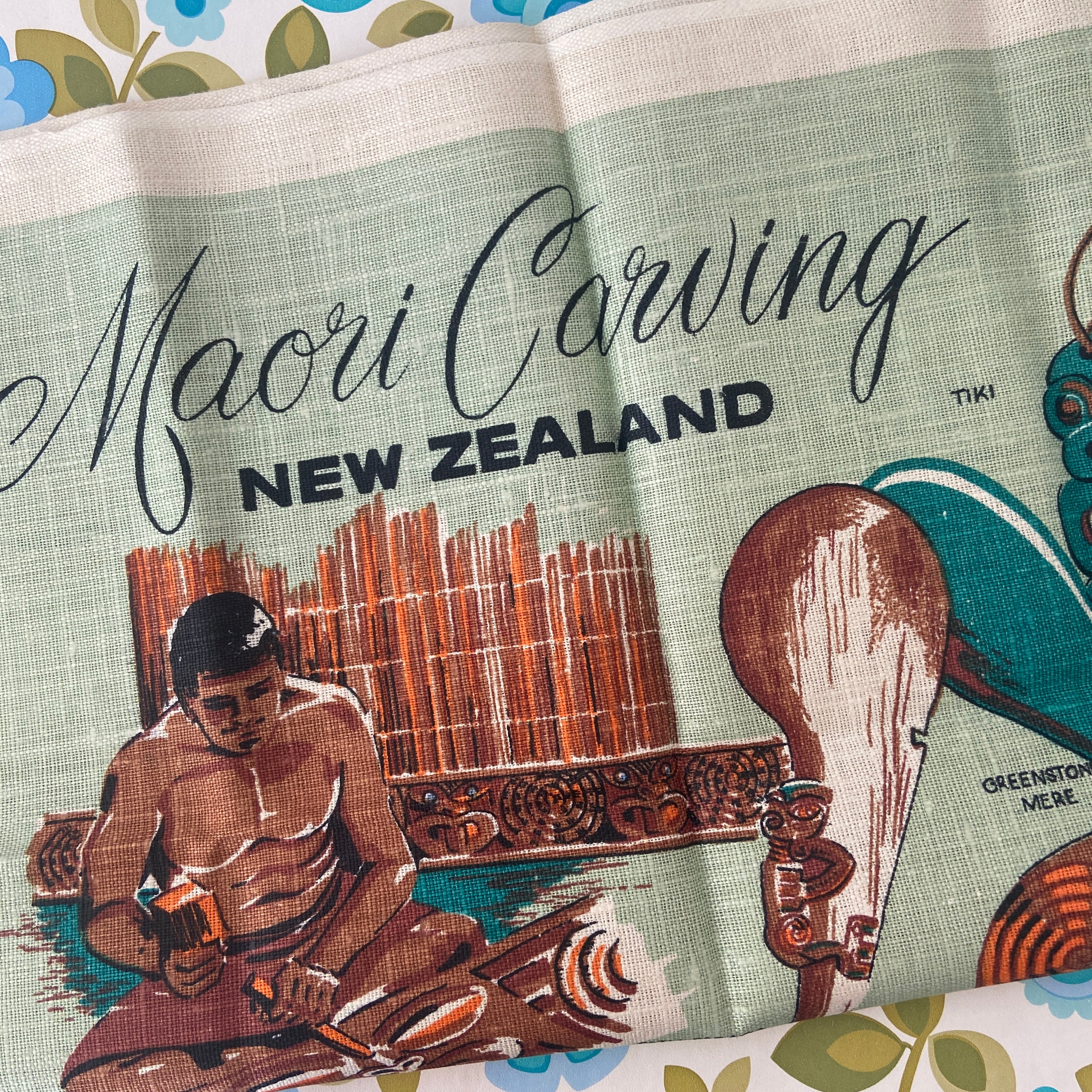 NEW Zealand Linen UNUSED Tea Towel Collectable