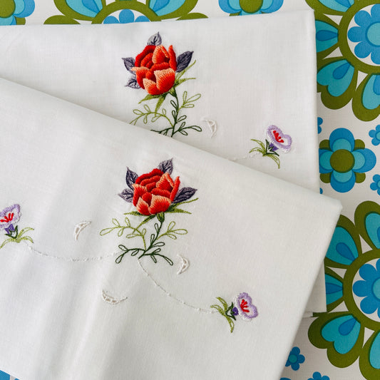 A Pair of Brand New Vintage Pillow Cases