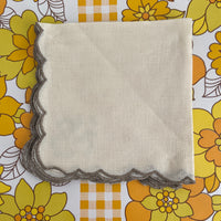 UNUSED Linen Table Cloth Beautiful Table ANTIQUE Napkins Serviettes