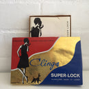 CLINGS Boxed Vintage SUPERLOCK Guaranteed to never ladder KOLOTEX