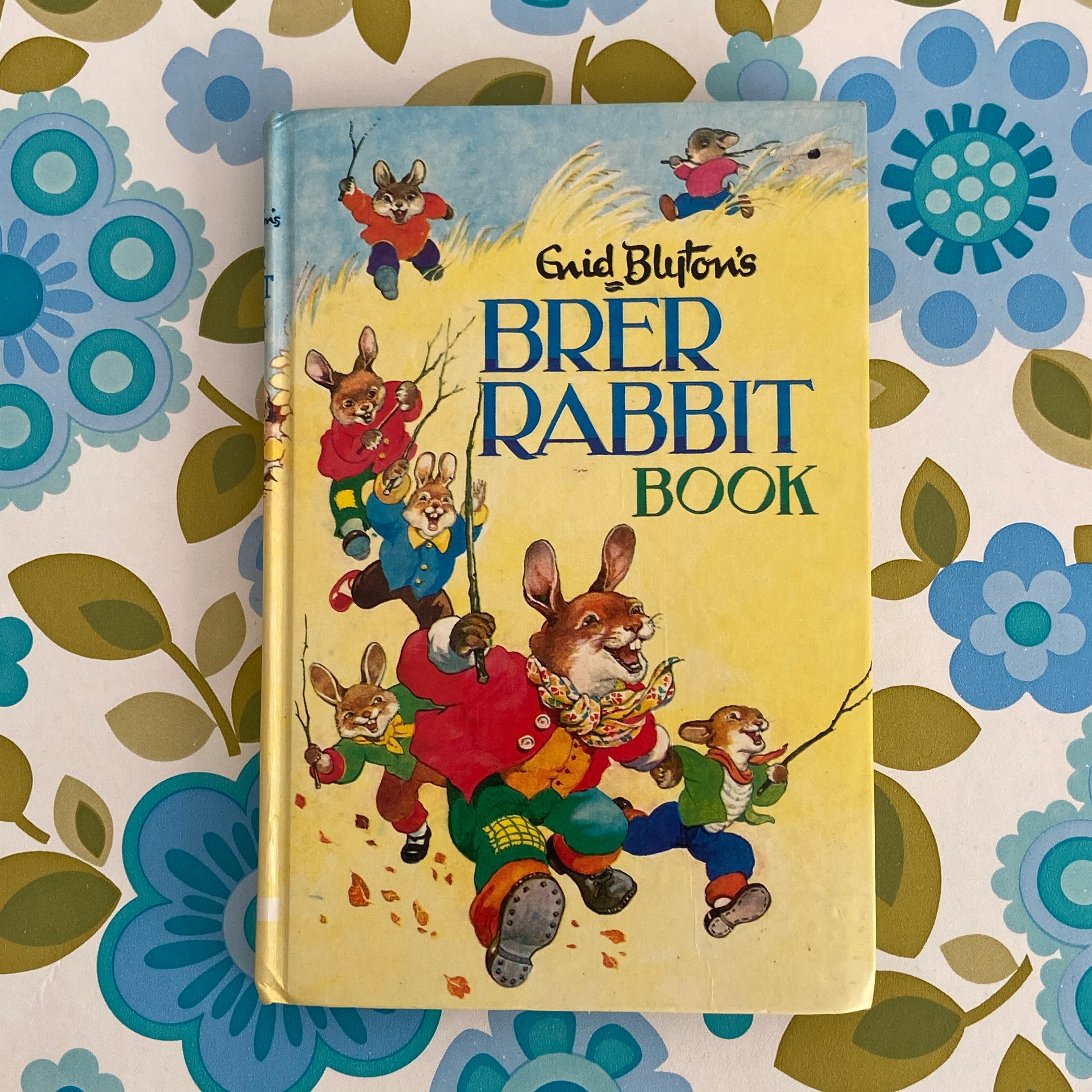 ENID Blyton Brer Rabbit Hard Cover RETRO Book – Pink Peacock