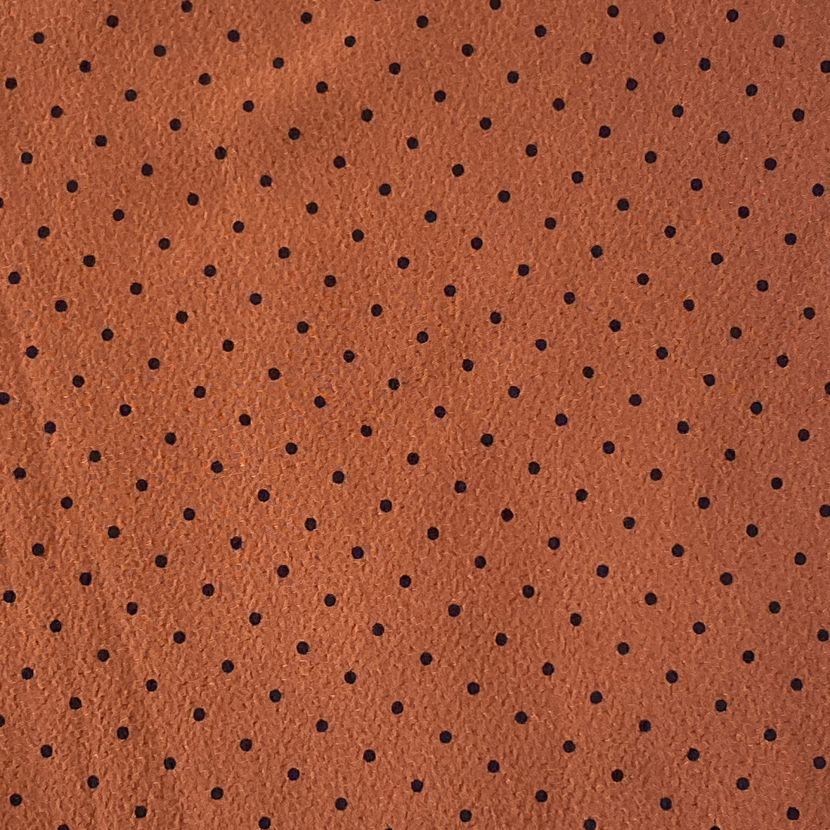 125cms Beautiful Colour Vintage Brown Polka Dot Fabric Dress Slacks Shirt