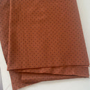 125cms Beautiful Colour Vintage Brown Polka Dot Fabric Dress Slacks Shirt