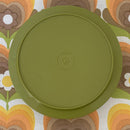 TUPPERWARE Retro GREEN Container 70's Kitchen Medium