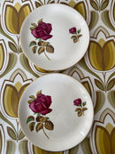 SWINNERTONS Roses Pair LARGE Plates