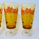 Four AWESOME Set of Vintage Glasses