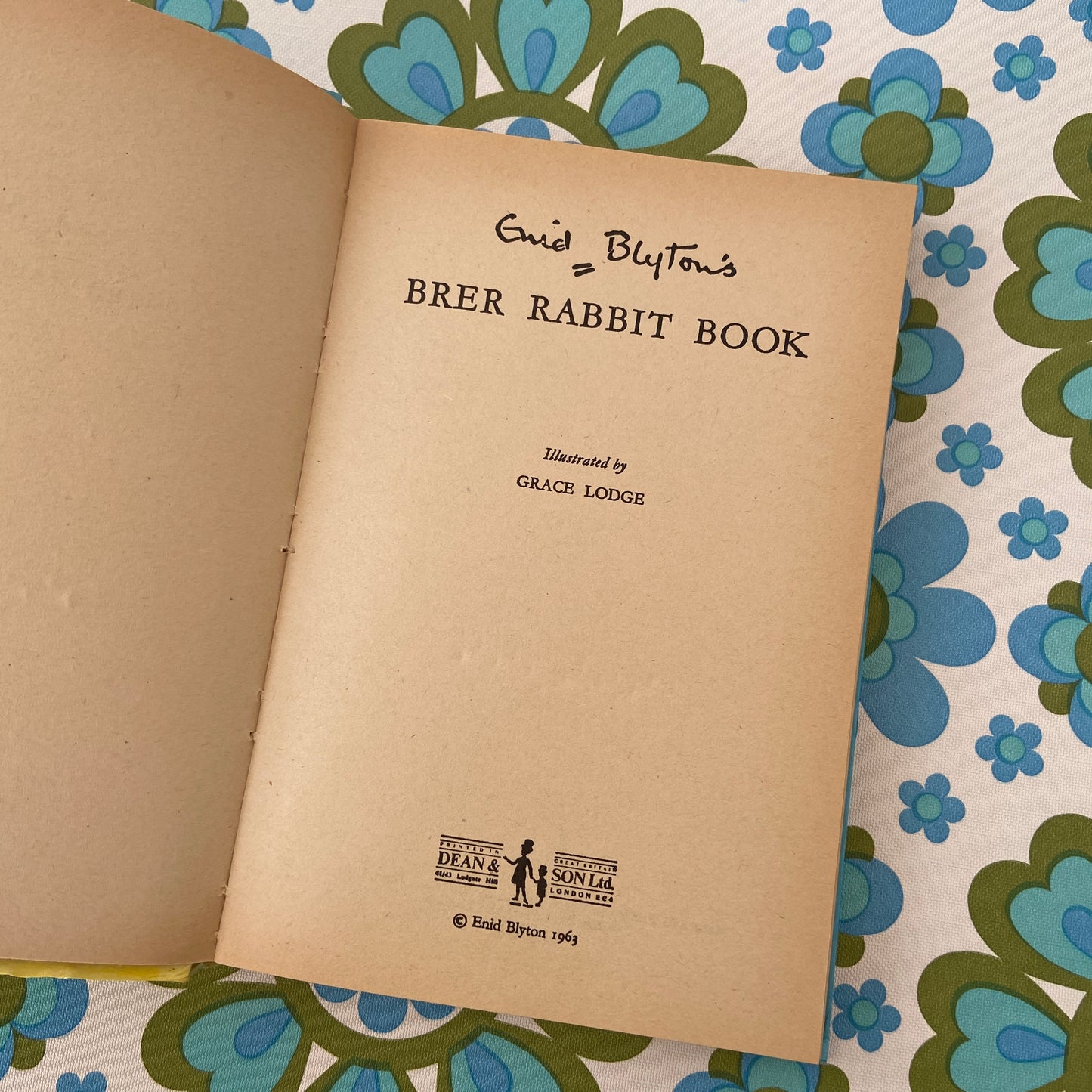 ENID BLYTON Brer Rabbit Rabbit Vintage