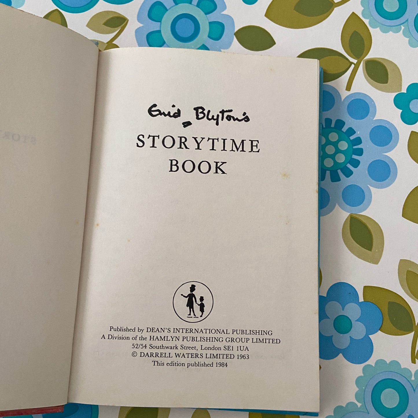 ENID BLYTON Storytime Book Vintage Book