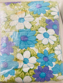 AWESOME Vintage Sheets Purple FLOWER POWER Pair