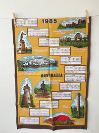 1985 Vintage Cotton AUSTRALIA Tea Towel