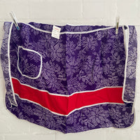 Crisp Unused with TAG Vintage Apron Purple RETRO