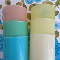 RETRO Tupperware Cups Camping Kitchen Caravan