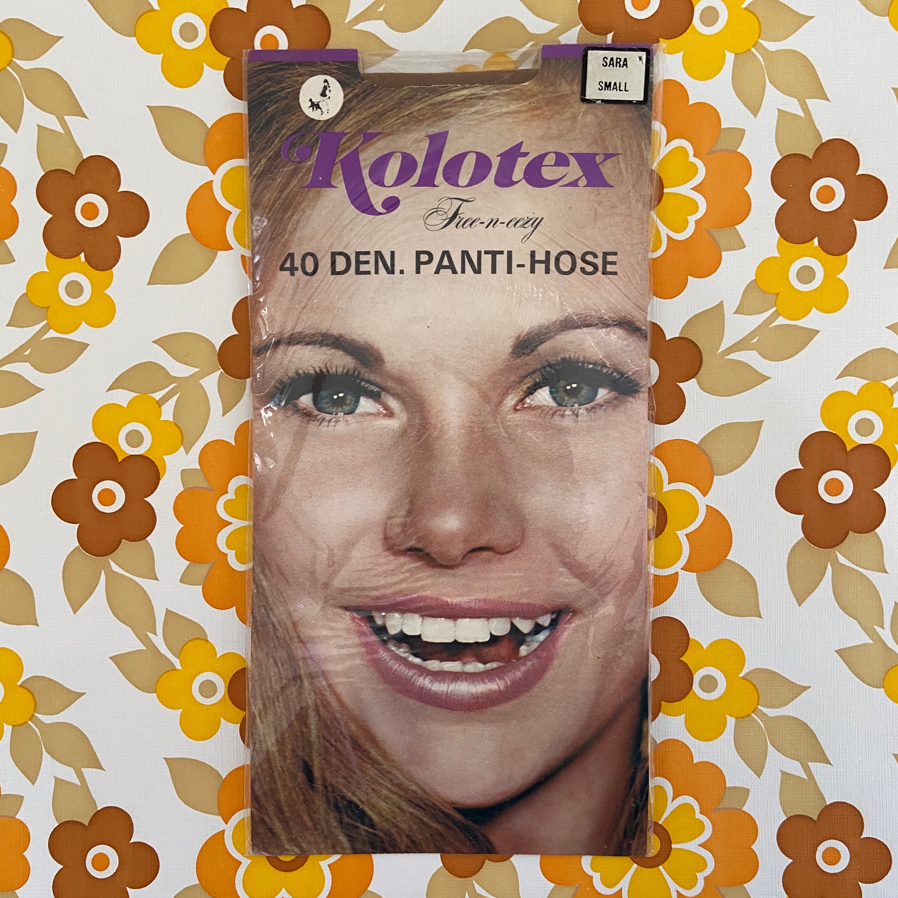 KOLOTEX Vintage Retro Tights Small SARA 70's Girl