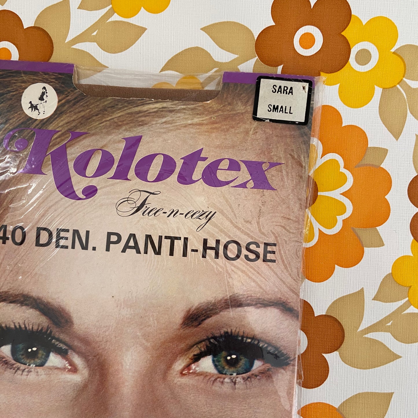 KOLOTEX Vintage Retro Tights Small SARA 70's Girl