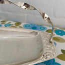 Silver Plated Queen Anne Serving Sweets Tray Vintage Boxed LARGE