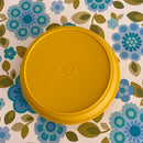 BRIGHT TUPPERWARE Retro Yellow Container 70's Kitchen