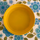 BRIGHT TUPPERWARE Retro Yellow Container 70's Kitchen