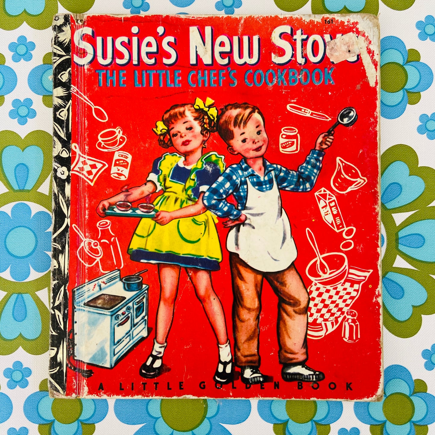 Susie's New Story The Little Chefs Book Golden Book Hard Cover RETRO