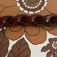 Amazing Plaited Genuine LEATHER Belt Vintage Boho Hippy Chic