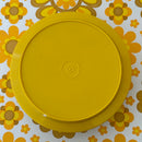 BRIGHT TUPPERWARE Vintage Yellow Container 70's Kitchen