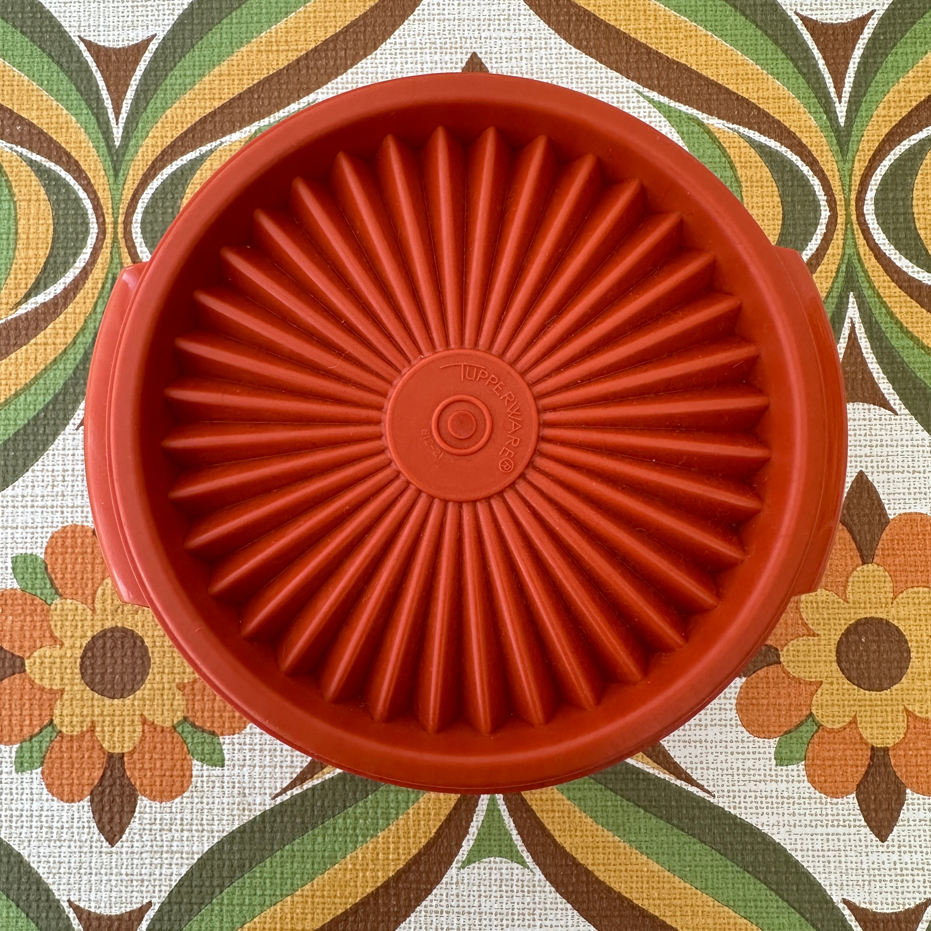 Small Vintage Retro Orange TUPPERWARE