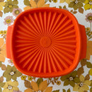 Medium 70's Orange TUPPERWARE Container