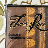 TUDOR ROSE Table Cloth UNUSED Retro