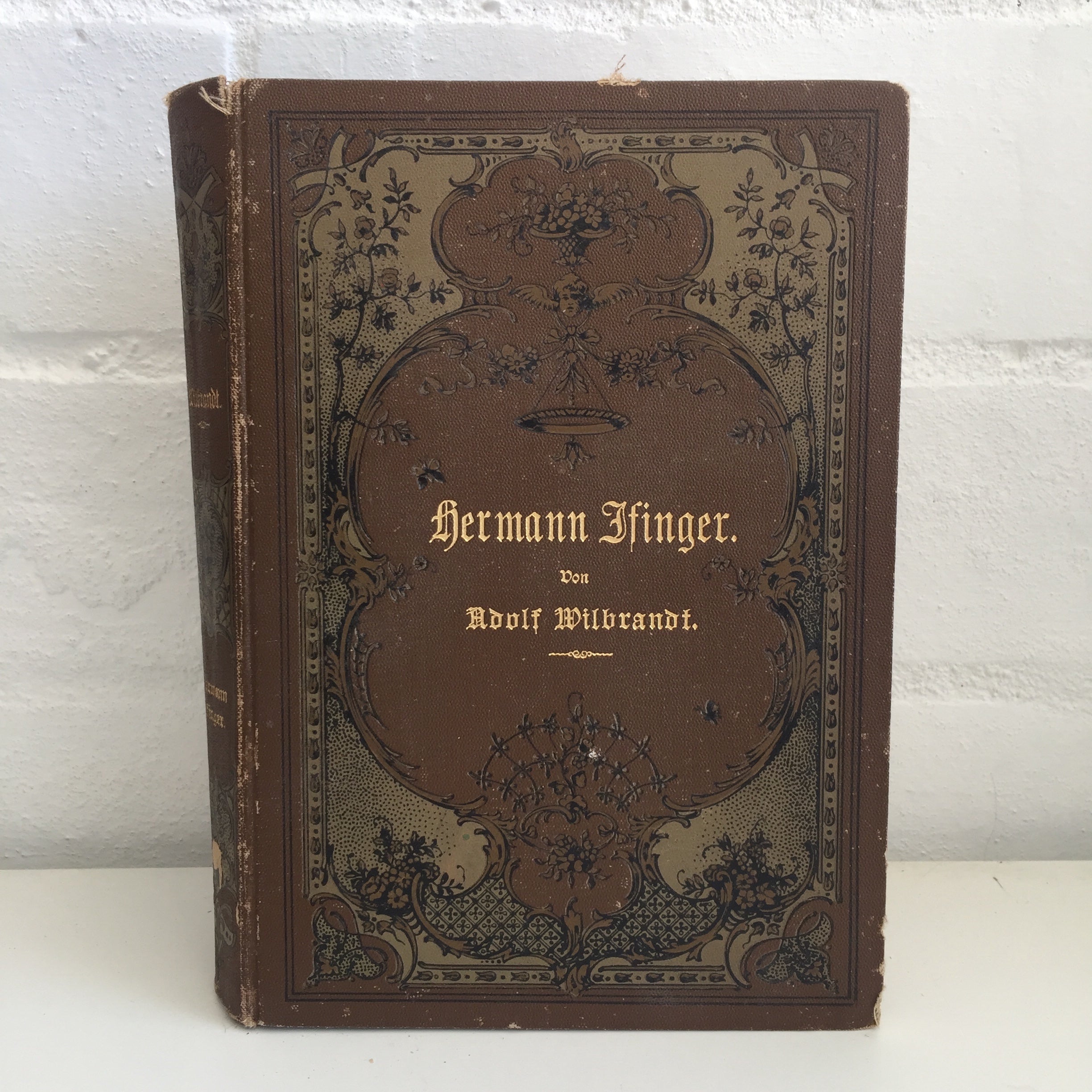 Hermann Finger Adolf Wilbrandt Vintage GERMAN Hardcover Book