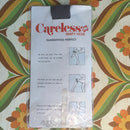 Careless Panty Hose Grey Average Vintage Retro Nude Packaging