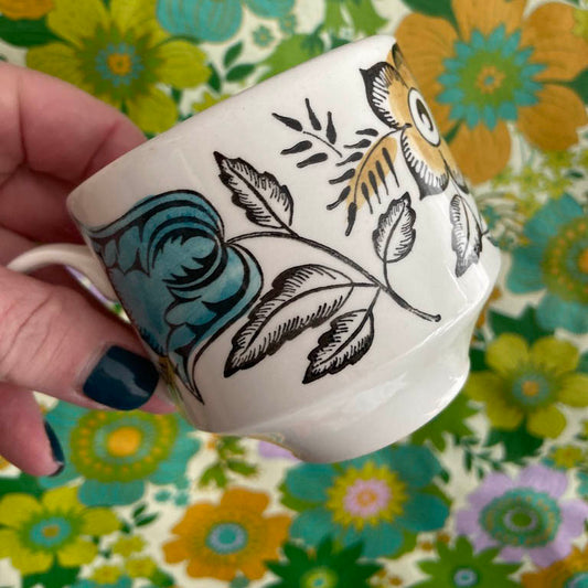 Cute Vintage Floral Mug England