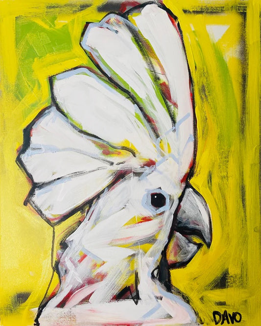 Yellow Cockatoo Original Painting